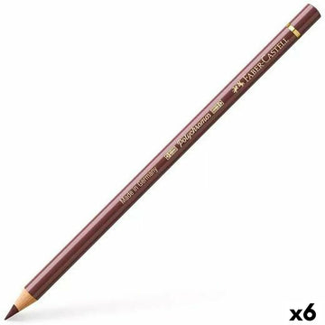 Buntstifte Faber-Castell Polychromos 176 Van-Dyck Braun (6 Stück)