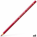 Buntstifte Faber-Castell Polychromos Intensives Rot 6 Stücke