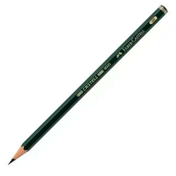Bleistift Faber-Castell 119006 Sechseckig 6B Schwarz grün Ökologisch (12 Stück)