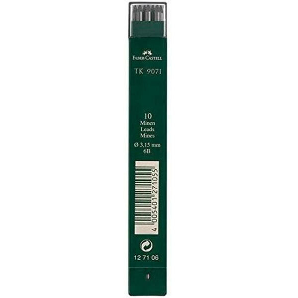 Minenersatz Faber-Castell Holz 3 Stücke 6B