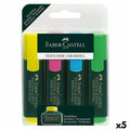 Marker-Set Faber-Castell Fluoreszierend Bunt (5 Stück)