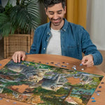 Puzzle Ravensburger Wolves in Spring