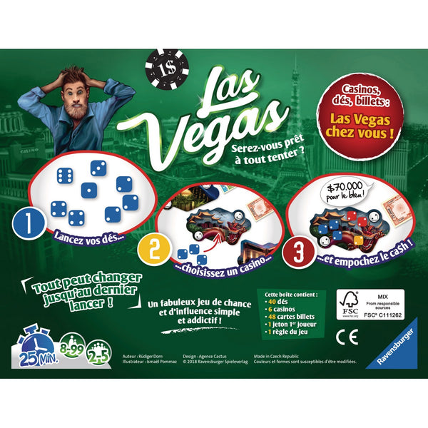 Tischspiel Ravensburger Las Vegas FR (Französisch)