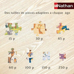 Puzzle Nathan Dans l'espace (Cherche et trouve) 150 Stücke