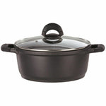 Kasserolle GSW Schwarz Ø 28 cm