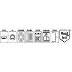 Topf GSW Grau Edelstahl 2 Stücke