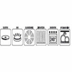 Topf mit Deckel GSW Grau Creme Edelstahl Ø 30 cm