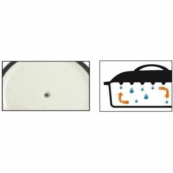 Topf mit Deckel GSW Grau Gusseisen