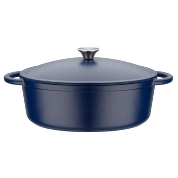 Topf mit Deckel GSW 717328 Blau Edelstahl 7 L
