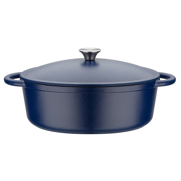 Topf mit Deckel GSW 717328 Blau Edelstahl 7 L