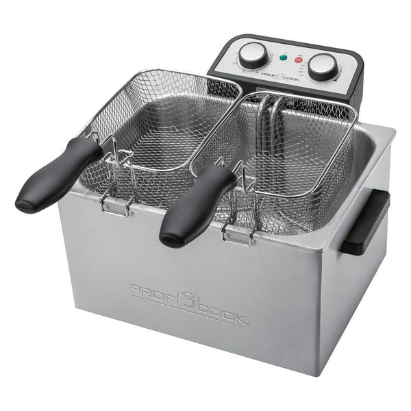 Fritteuse Clatronic PC-FR 1038 Silberfarben 3000 W