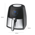 Heißluftfritteuse Proficook PC-FR 1147 H Schwarz 1500 W 2,5 L