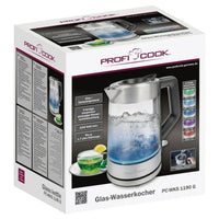 Wasserkocher Proficook PC-WKS 1190 G Silberfarben 2200 W 1,7 L