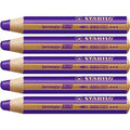 Buntstifte Stabilo Woody Violett 3 in 1 (5 Stück)