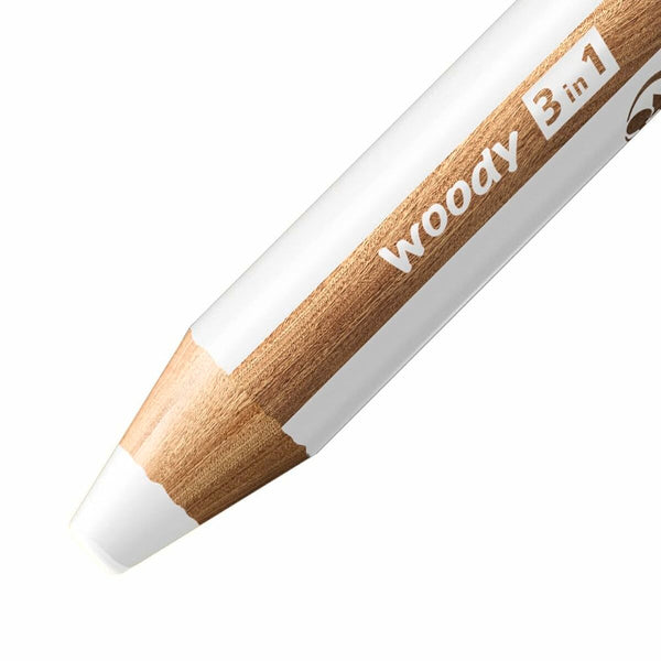 Buntstifte Stabilo Woody Weiß 3 in 1 5 Stücke (5 Stück)