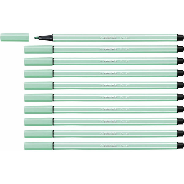 Filzstifte Stabilo Pen 68 Ice grün (10 Stücke)