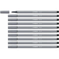 Filzstifte Stabilo Pen 68 Dunkelgrau (10 Stücke)
