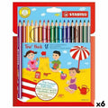 Buntstifte Stabilo TRIO THICK Bunt 18 Stücke (6 Stück)