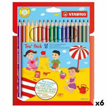 Buntstifte Stabilo TRIO THICK Bunt 18 Stücke (6 Stück)