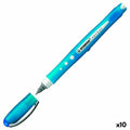 Flüssigtintenstift Stabilo Roller Worker Blau 0,5 mm (10 Stück)
