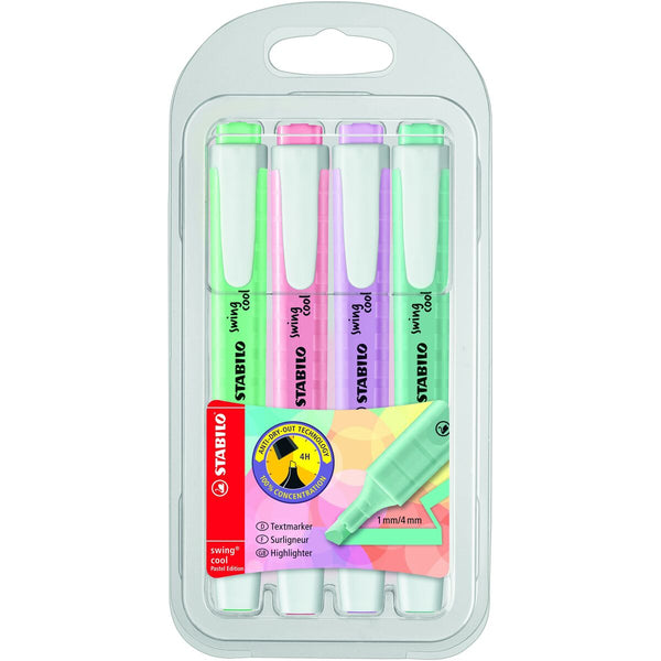 Fluoreszenzmarker-Set Stabilo 275/4-08 4 Stücke (4 Stück)