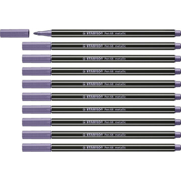 Filzstifte Stabilo Pen 68 metallic (10 Stücke)