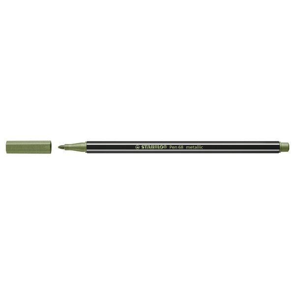 Filzstifte Stabilo Pen 68 metallic Leaf grün (10 Stücke)