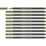 Filzstifte Stabilo Pen 68 metallic Leaf grün (10 Stücke)