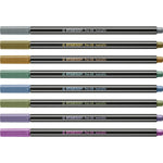 Marker-Set Stabilo Pen 68 metallic 8 Stücke Bunt
