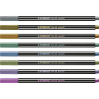 Marker-Set Stabilo Pen 68 metallic 8 Stücke Bunt