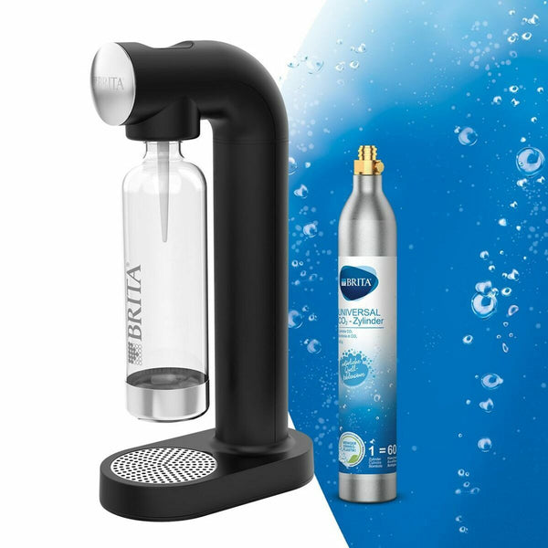 Backtriebmittel Brita sodaONE Schwarz noir 1 L Edelstahl