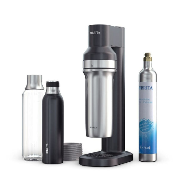 Soda-Wassersprudler Brita 1046729 Schwarz