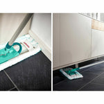 Mop with Bucket Leifheit 55092 Blau Grau Mikrofaser