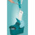 Mop with Bucket Leifheit 55092 Blau Grau Mikrofaser