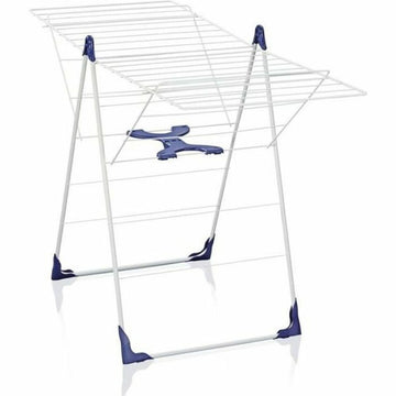 Wäscheständer Leifheit 81408 CLASSIC 200 Flex Stahl Polypropylen Kunststoff Blau Weiß 20 m