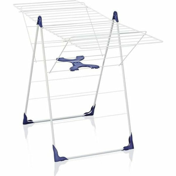 Wäscheständer Leifheit 81408 CLASSIC 200 Flex Stahl Polypropylen Kunststoff Blau Weiß 20 m