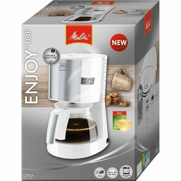 Filterkaffeemaschine Melitta ENJOY TOP GLASS 1017-03 1000 W Weiß 1000 W 1 L 1,2 L