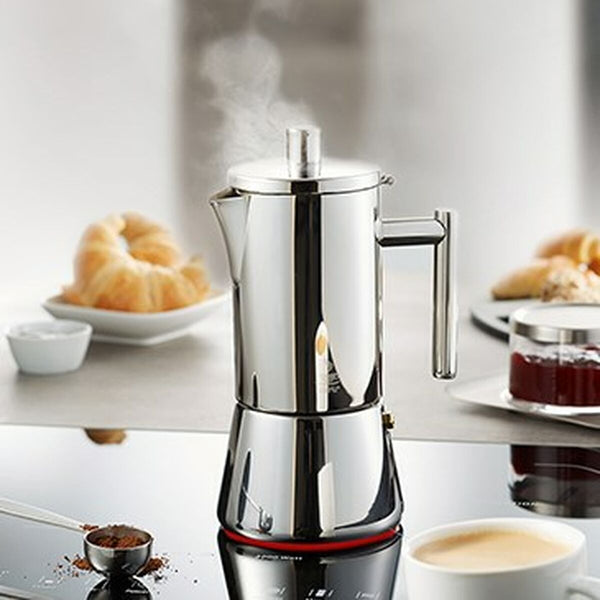 Italienische Kaffeemaschine Gefu G-16380 Stahl Edelstahl