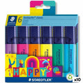 Fluoreszenzmarker-Set Staedtler Textsurfer Classic Happy Line (10 Stück)
