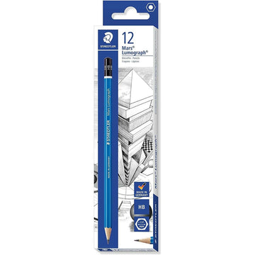 Bleistifte Staedtler Mars Lumograph Satz 2 mm HB (12 Stück)