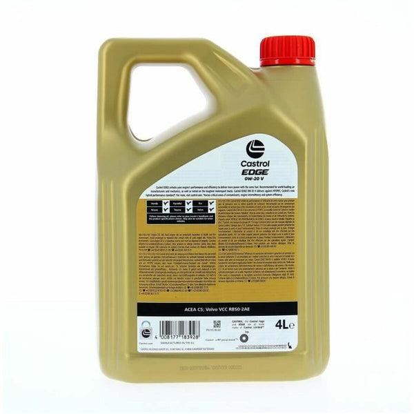 Motoröl Castrol EDGE Benzin Diesel Hybrid 0W20 4 L