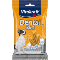 Hundesnack Vitakraft Dental 3in1 XS 70 g Reis