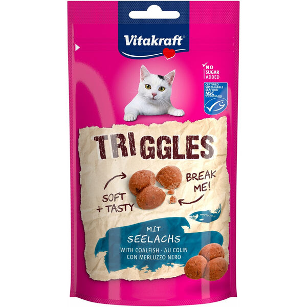 Snack für Katze Vitakraft Triggles Coalfish Fisch 40 g