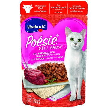 Katzenfutter Vitakraft POESIE DELICE Rind und Kalbfleisch 85 g