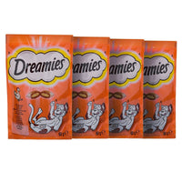 Snack für Katze Dreamies Variety 12 x 60 g Huhn Lachsfarben Käse