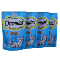 Snack für Katze Dreamies Variety 12 x 60 g Huhn Lachsfarben Käse