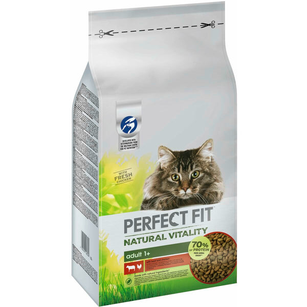 Katzenfutter Perfect Fit Natural Vitality Beef 6 Kg