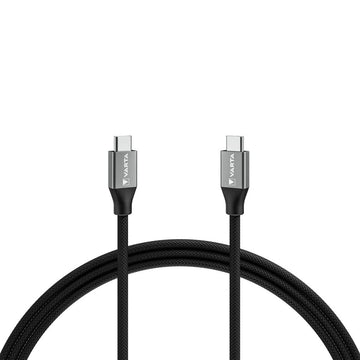 USB-C-Kabel Varta 2 m Schwarz