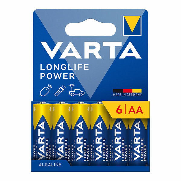 Batterien Varta longlife power aa - lr06 1,5 V AA LR06 (6 Stück)