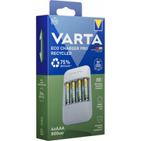 Akku-Ladegerät Varta Eco Charger Pro 56813 AAA 4 Batterien